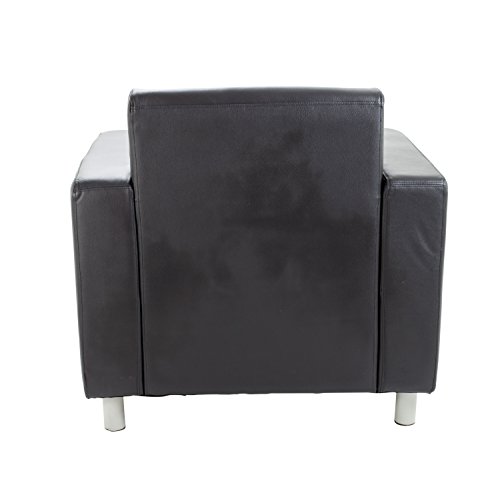 Office Hippo Premium Real Leather Reception Armchair