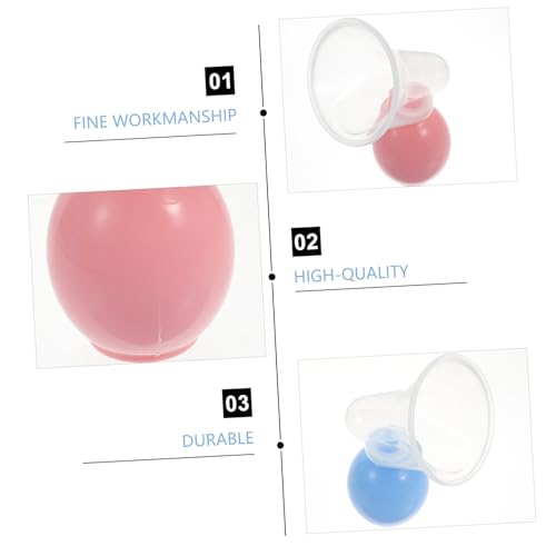 Bomba Manual para Sacar Leche LIOOBO 2 Piezas Rosa y Azul miniatura 3