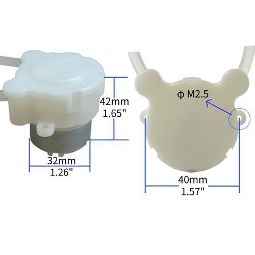 Image of CONQUERALL DC 5V Micro peristaltic Pump Small Flow metering self-Priming Pump for Pumping Oil Machine, Pumping Hand sanitizer