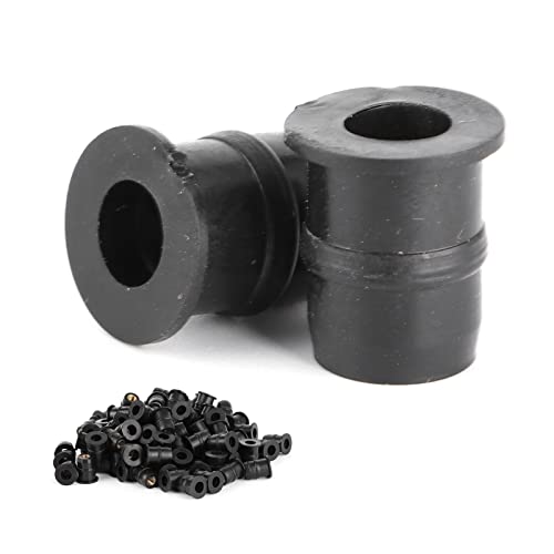 Dado in gomma per moto M5 da 5 mm ad alta resistenza metrica per parabrezza default B 100 pezzi