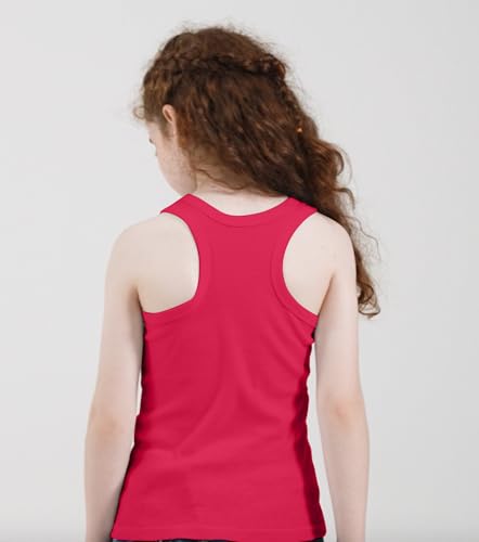 Image of 6-Pack Cotton Basic Kid Tank Tops Soft Boys Girls Sleeveless Tank Tops | 100%Cotton Basic Kids Undershirts,Casual Solid Girls Boys Tank Tops,Soft Breathable Unisex Toddler Tank Tops