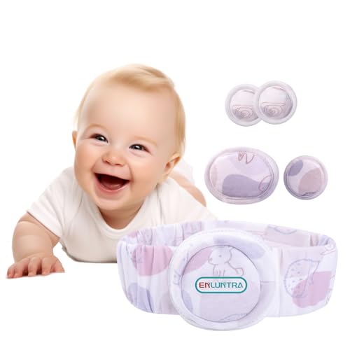 Cinturón para Hernia Umbilical Bebé Ajustable Morado Pequeño miniatura 1