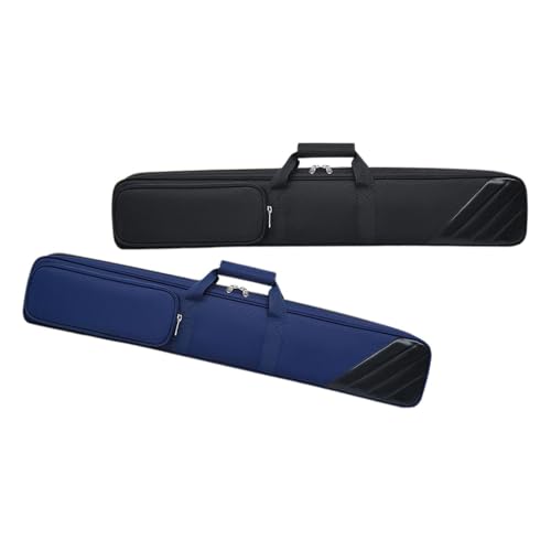 Yiju 2X Pool Cue Cases Storage Bags, Compact Billiards Accessories, Billiard Pool Cue Stick Carrying Cases, Protective Pouches