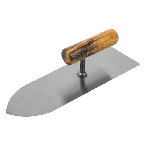 Housoutil Truelle À Main Acier Inoxydable Outil De Finition Béton Et Plâtre Design pour Coins Étroits Et Résistant pour Projets De Construction Intérieurs Et Extérieurs