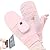 Heated Gloves for Women, Upgraded Smart Thermostatic Electric Heated Fingerless Gloves Rechargeable for Women Men, Winter Hand Warmer for Work Cycling Skiing Outdoor Snow (Pink)