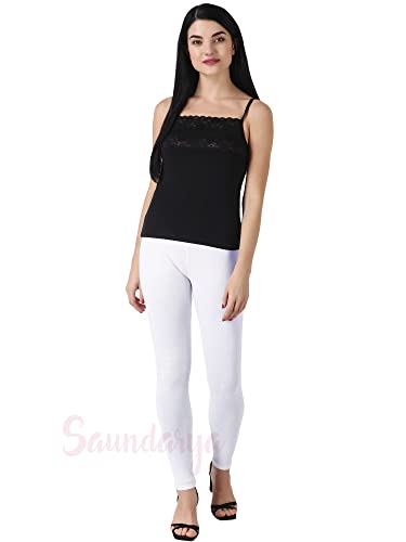 Image of Saundarya Women's Regular Fit Ankle Length Leggings Sizes: Small Size (S /M) for 26-30 inches Waist, Regular Size (L /XL) for 30-36 inches Waist and Plus Size (Plus Size for 36-42 Inches Waist)