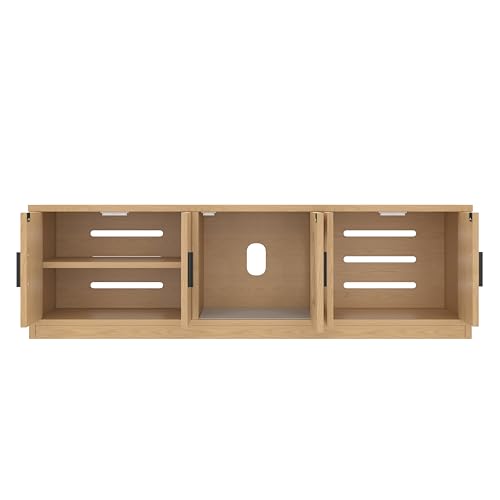 Versteckter Katzenschrank 140 x 40 x 45,5 cm - Integrierter Kratzbaum und Belüftung, Tiermöbel für Flur und Eingangsbereich,Tierhaus, Katzentoilettenschrank,Tiertoilett