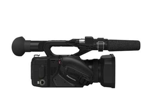 Image of Panasonic Camcorder, Professional Quality 4K 60p, 1.0-inch Sensor, 24.5mm Wide-Angle Lens and Optical 20x Zoom, V-Log, Ethernet, Simultaneous SDI /HDMI Output, HD Live Streaming - HC-X2J