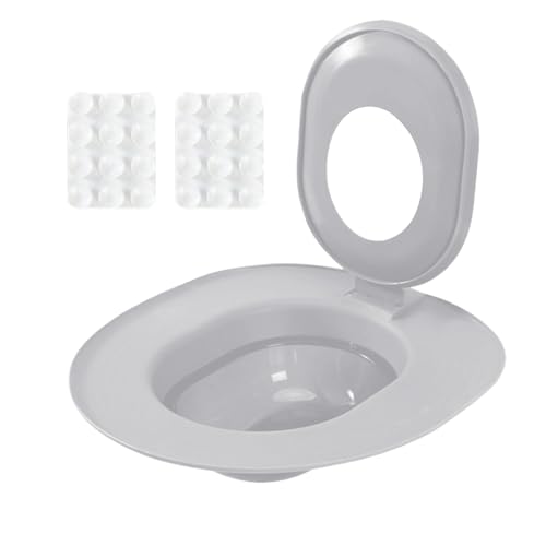Kit d'apprentissage à l'utilisation des toilettes pour les chats - Lunette de toilette amovible - Kit de dressage pour chat avec lunette de WC | pour Maison,...