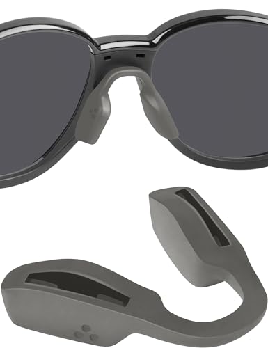 Image of BLAZERBUCK Replacement Nose Pads Nose Piece for Oakley Activate OX8173 Eyeglass - Low Bridge Grey