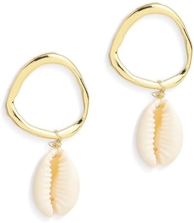 Gold Starfish Mermaid Tail Dangle Drop Earrings for Women, Trendy...