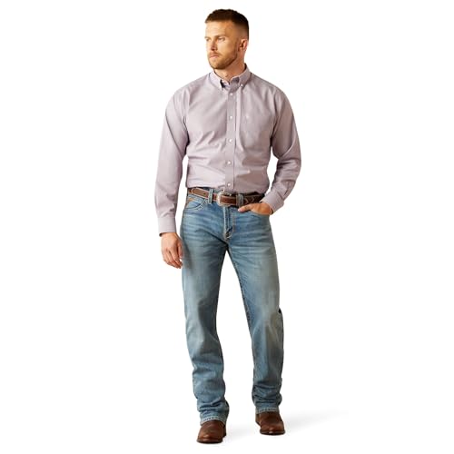Ariat Men's Wrinkle Free Solid Classic Fit Shirt2