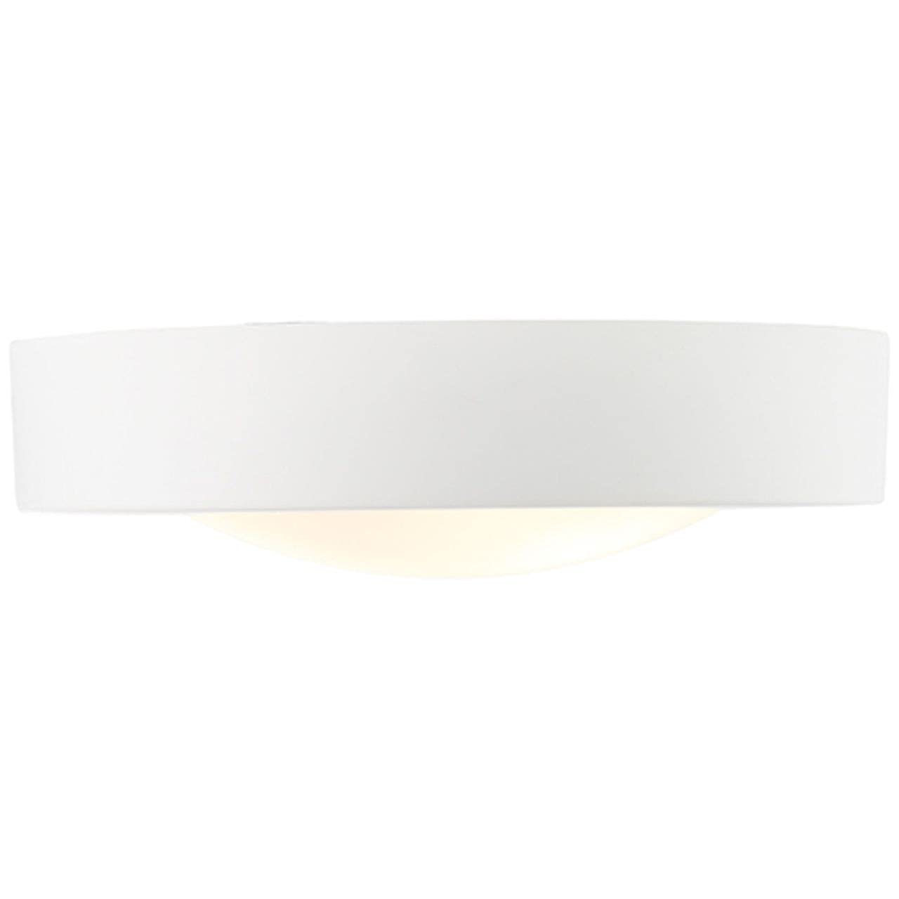 Brilliant Lampe, Pilan Wand- und Deckenleuchte 31cm weiß, Gips/Metall, 2x A60, E27, 25W,Normallampen (nicht enthalten)