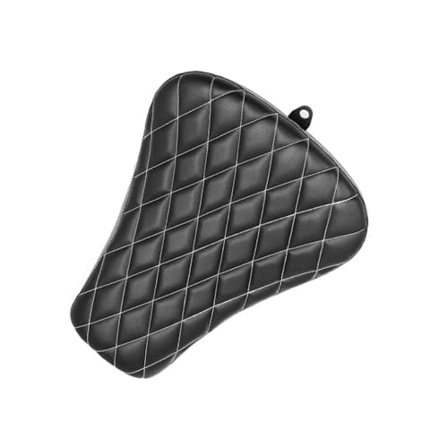 Siège solo pour Sportster XL 883 1200 en cuir noir de 2010 à 2015