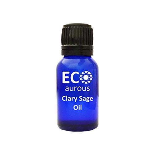 Clary Sage Oil 100% Natural, Organic, Vegan & Cruelty Free Clary Sage Essential Oil (10ml (0.33oz))