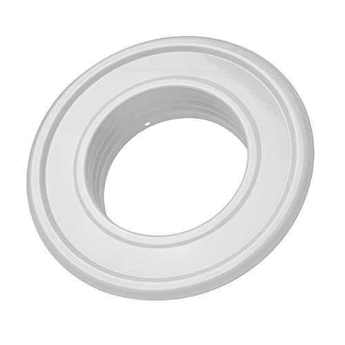 Vent Systems 4\" Inch Air Vent Duct Connector Flange Straight Ventilation Pipe Metal Ducting Connector Plate for Cooling Heating Ventilation System HVAC 4\" inch