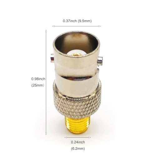 Adaptador SMA a BNC para antena, pack 2 piezas miniatura 3