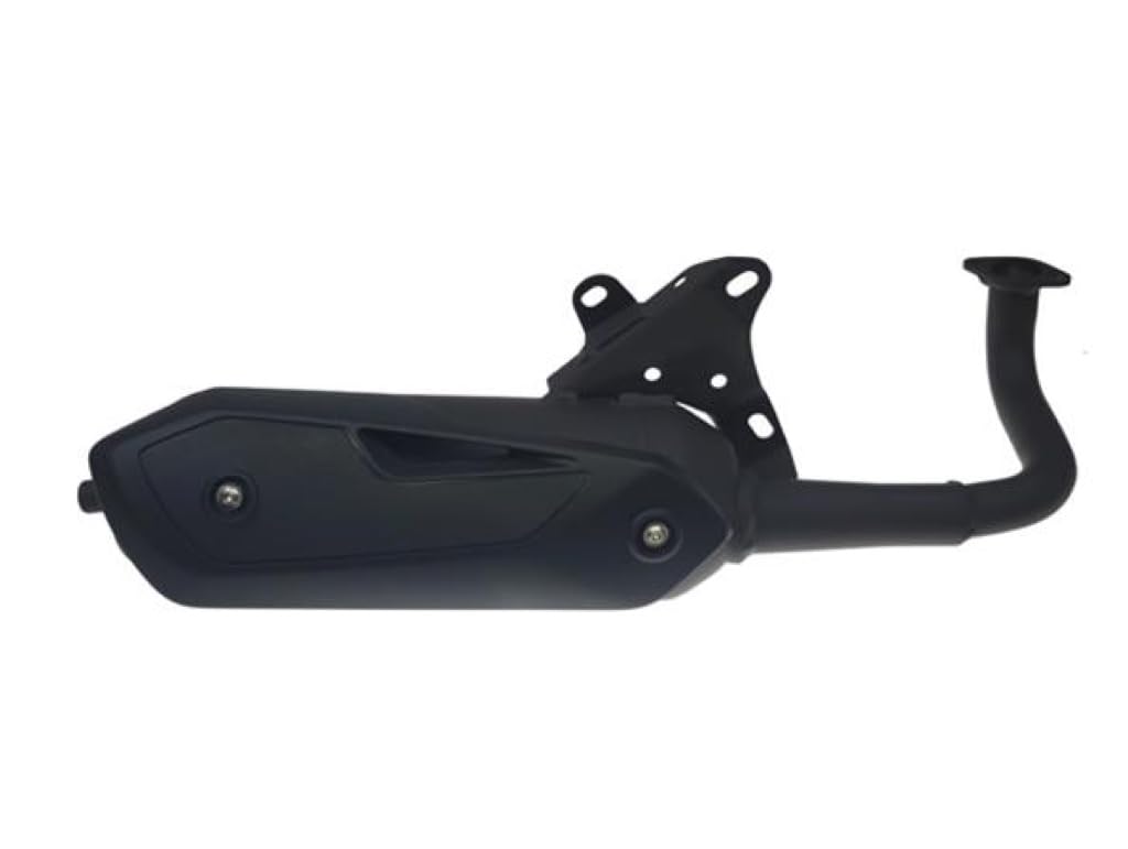Auspuff Silent PRO passend für CPI, Keeway, Generic, ATU Explorer 50ccm – leise Sportauspuffanlage mit E-Prüfzeichen – optimiert für Drehmoment und Leistung – Euro 2 Motoren