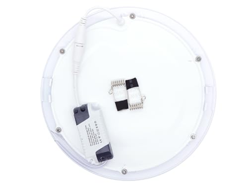 Kit 2 Painel De Led Plafon Embutir 25w Redondo Luz Branco Frio