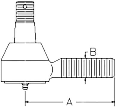 All States Ag Parts Parts A.S.A.P. Tie Rod End fits Kubota M7950 M5950 M6950 M4950 35820-62930