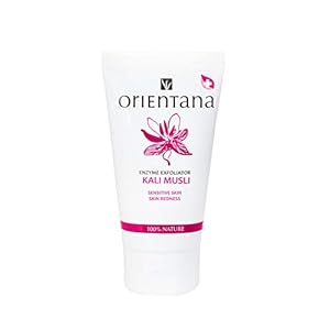Orientana ENZYMATISCHE PEELING MET KALI MUSLI – 100% veganistisch, 99% natuurlijk, voor roodheid, irritatie, voor droge…