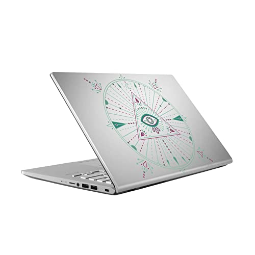 Couverture vinyle Cat Coquillette Mandala pour ASUS Vivobook 14 avec motif protecteur