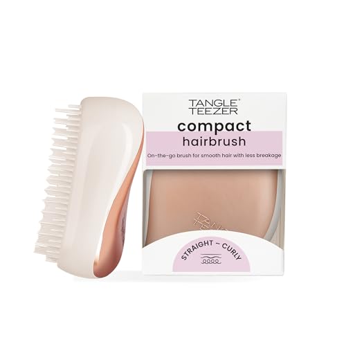 Tangle Teezer Compact Styler Detangler Hairbrush - For Wet & Dry Hair - Detangling Brush For All Hair Types - Perfect Brush For Travel With Protective