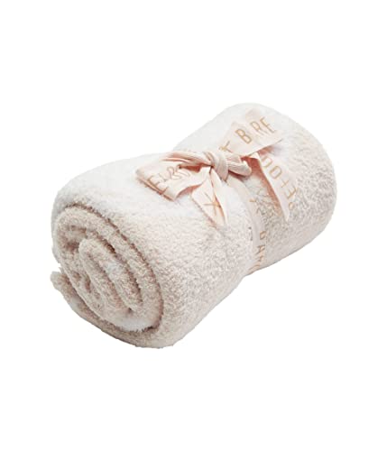 Barefoot Dreams CozyChic® Scalloped Receiving Blanket (Infant) Pink/White Tutu One Size