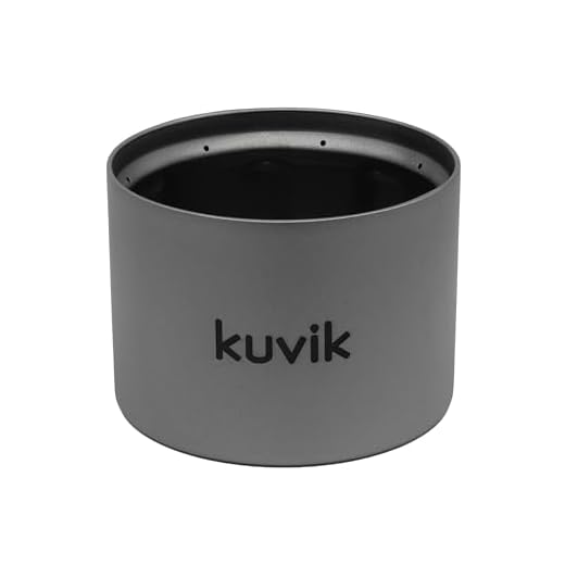 Kuvik Micro Titanium Siphon Alcohol Stove - Ultralight and Compact Stove for Backpacking, Camping, and Survival