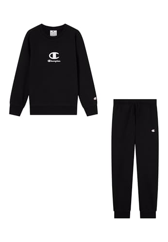 Champion Legacy Jungen Schulanfang Sweatsuit, XL, Schwarz, Schwarz, XL