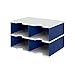 Produktbild styrodoc Sortierstation Duo JUMBO mit 4 Fächern/268022238 485x331x293 grau/blau