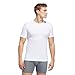 adidas Men's Stretch Cotton Crew Neck Undershirts (2-Pack), White, XX-Large