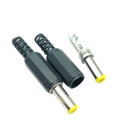 10 conectores macho DC 5.5x2.5mm kit miniatura 4