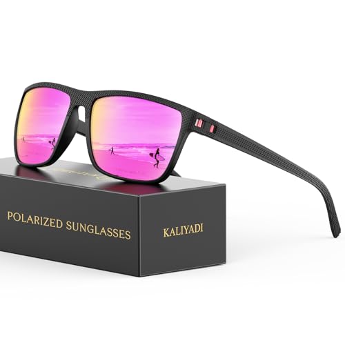 Image of KALIYADI Mens-Sunglasses Polarized Sunglasses Men: Classic Sun Glasses with UV400 Protection for Driving Fishing Golf