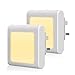 Produktbild LED-Nachtlicht zum Einstecken in die Wand, mit Fotozellen-Sensor, Helligkeit einstellbar, Innenbeleuchtung für Kinder, Flur, Flur, Treppen, Warmweiß (2 Stück)