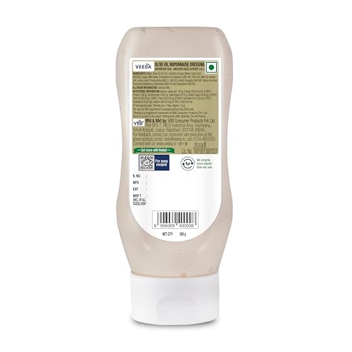 Image of Veeba Olive Oil Mayonnaise (300g) (Pack of 3)
