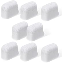 8 Pack Charcoal Water Filters Replacement for KitchenAid Espresso Machine KES6551 Series, Coffee Maker Accessories