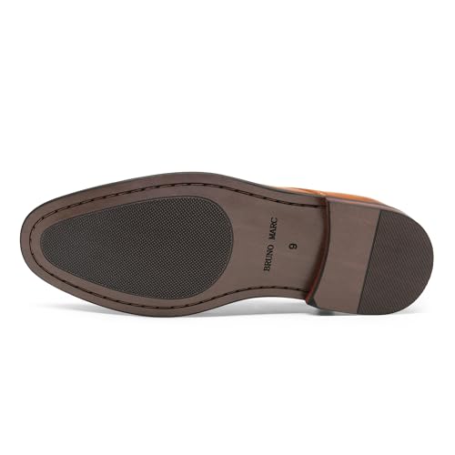 Bruno Marc Men's Prince Classic Modern Formal Oxford Lace Up Dress Shoes4