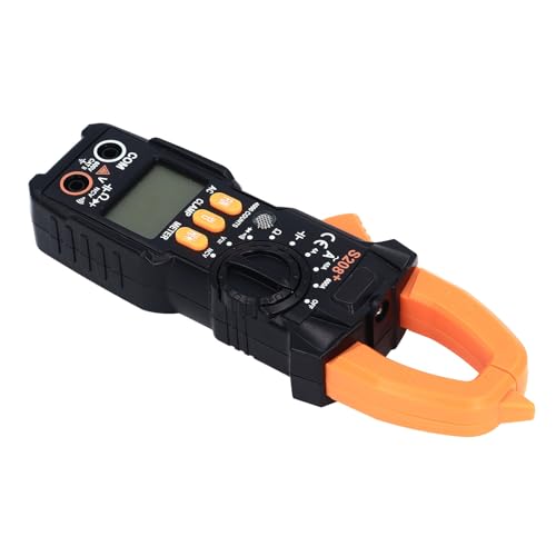 Multímetro de pinza digital, de 2 a 600A AC DC, medidor de voltaje, capacitancia con linterna LED miniatura 1