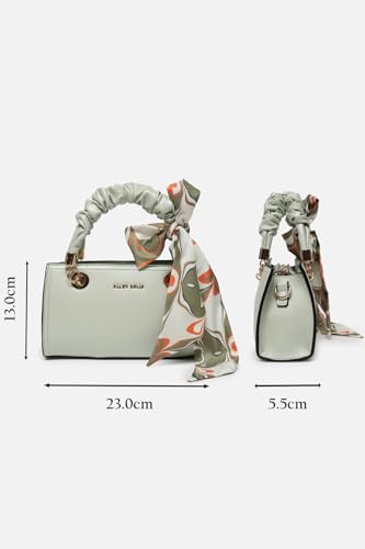 Image of Allen Solly Women's Compact Crossbody Sling Bag | Vegan Leather | Textured Finish | Lightweight & Durable | Everyday Use