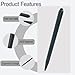 Touch Screen Stylus Pen, Dual-Ended Infrared Screen Special Pens, Electronic Interactive Digital Pen for Whiteboard Multimedia Screen Demonstration(Black, 2 Pcs)