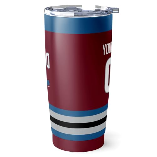 Image of ANTKING Colorado Tumbler 20oz Custom Name Number Travel Mug Gifts | Stainless Steel Insulated Coffee Cup for Men Women
