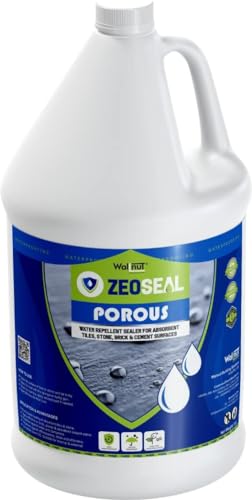 Zeoseal Porous Tile Sealer Floor Sealer | Waterproofing Tiles, Floors, Primer | Leakage Solution and Crack Sealer for Floor, Stone, Tiles, Wall and Roof Leakage (1 Litre)
