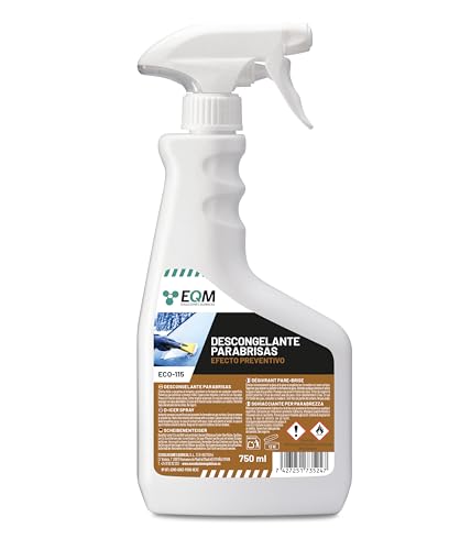 EQM - ECO-115 - Descongelante para Parabrisas -750 ml - Elimina Hielo y Escarcha de Inmediato - Efecto preventivo, Reduce la formación de Hielo