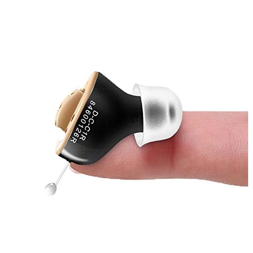 LAIWEN Rechargeable Hearing Amplifier Aid Mini Sound Amplifier with Charging Case, Hearing Sound Enhancer with Noise Reduction for Seniors Adults.