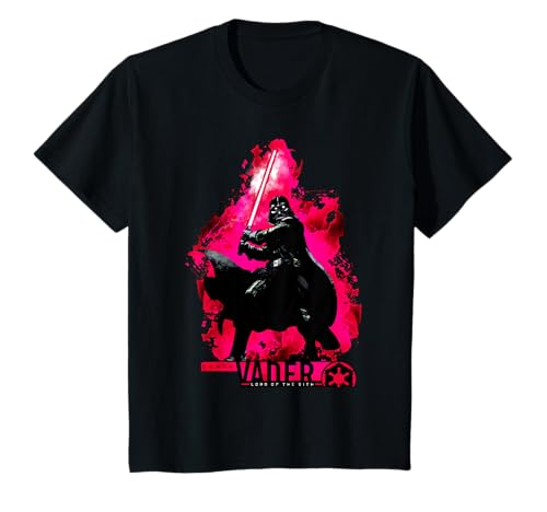 T-shirt Star Wars phosphorescent qui brille dans le noir pour enfant fan de Dark Vador
