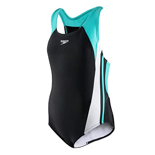 Image of Speedo Girl's Swimsuit One Piece Infinity Splice Thick Strap