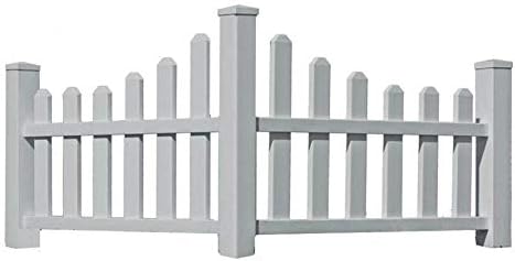 Vita VA20234 Country Corner Picket Arbors and Trellises, White