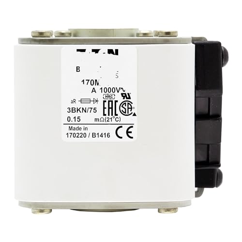 Fusible 170M8507 s&eacute;rie cube europ&eacute;en avec montage &agrave; extr&eacute;mit&eacute; plate r&eacute;sistant