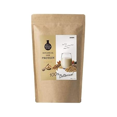 アンファー (ANGFA) ボタニカルライフ プロテイン (きな粉味) ソイプロテイン おきかえ 美容 女性用 [ 植物性 / 低糖質 / 低脂質 / 低カロリー /20種 スーパーフード / 大豆 ソイ ] 375g